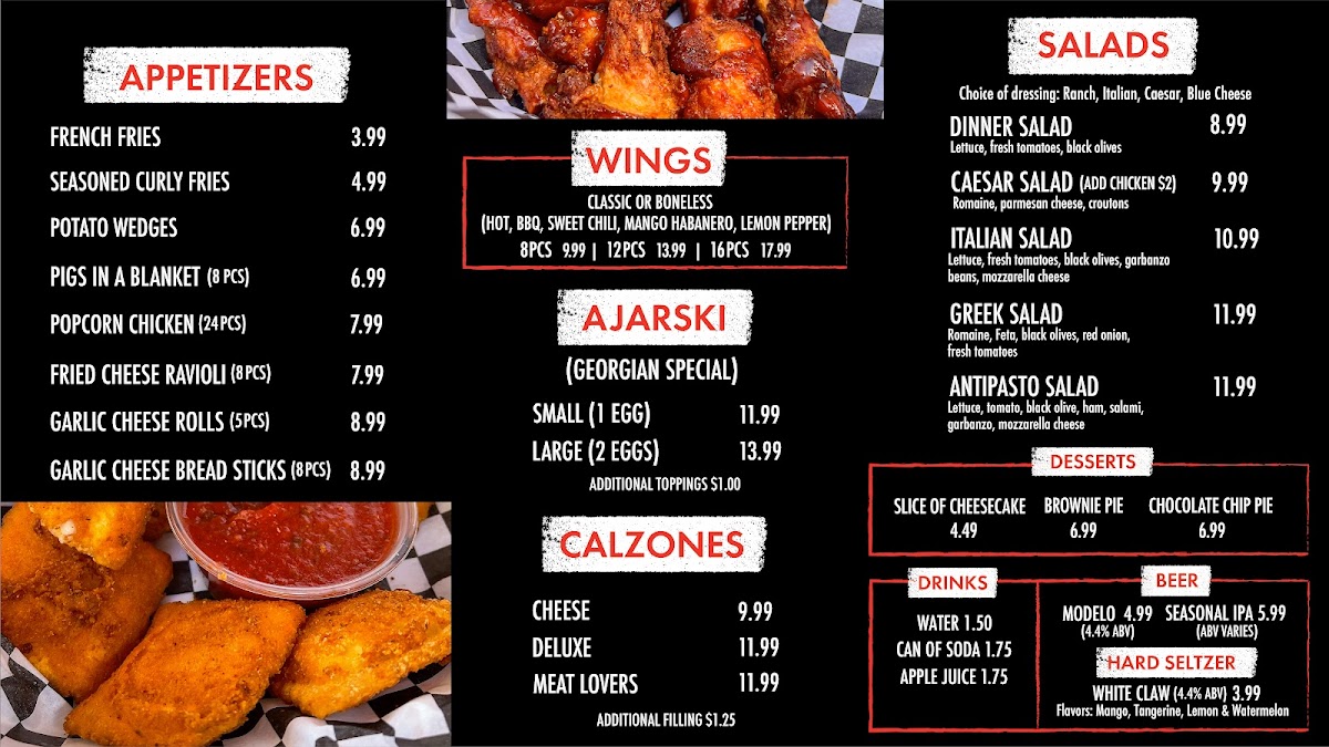 Menu Ameci Pizza Kitchen - Burbank-2