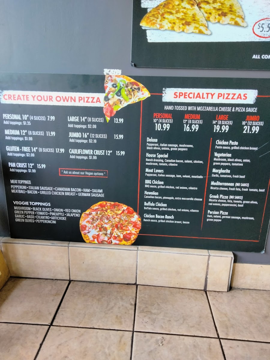 Menu Ameci Pizza Kitchen - Burbank-7
